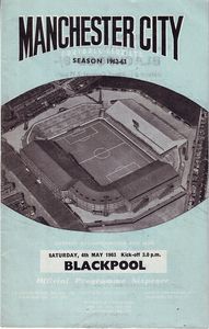 Manchester City v Blackpool 1962/63